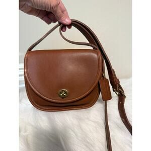 Vintage Coach Watson Bag British Tan w hangtag #9981